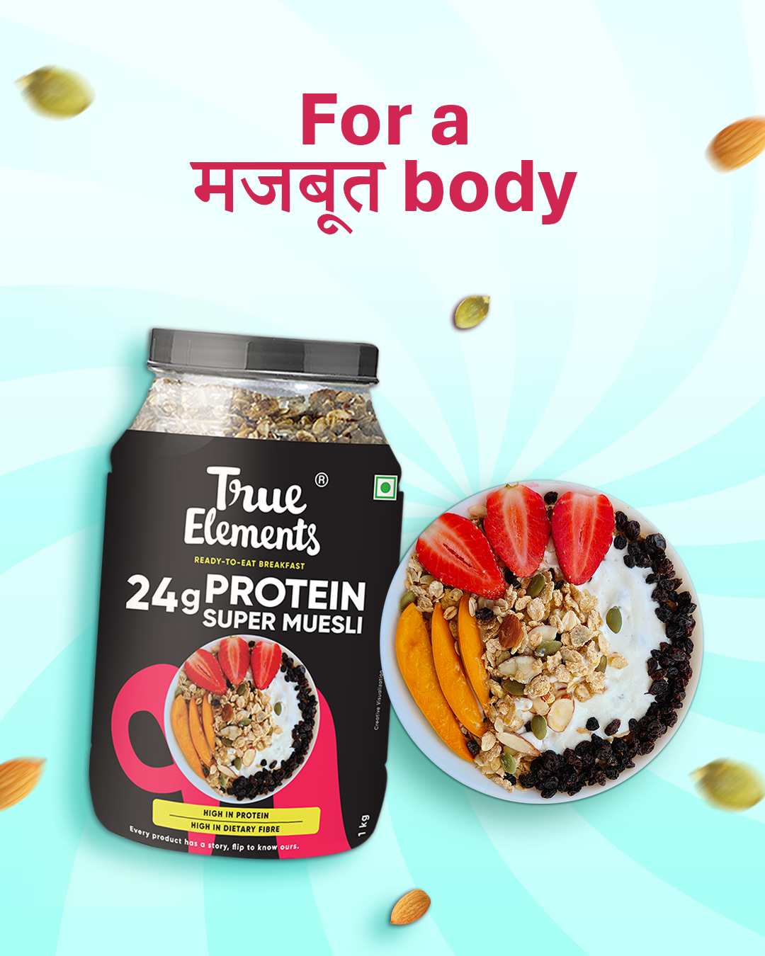 Protein Muesli 1kg (Contains 24g Protein)