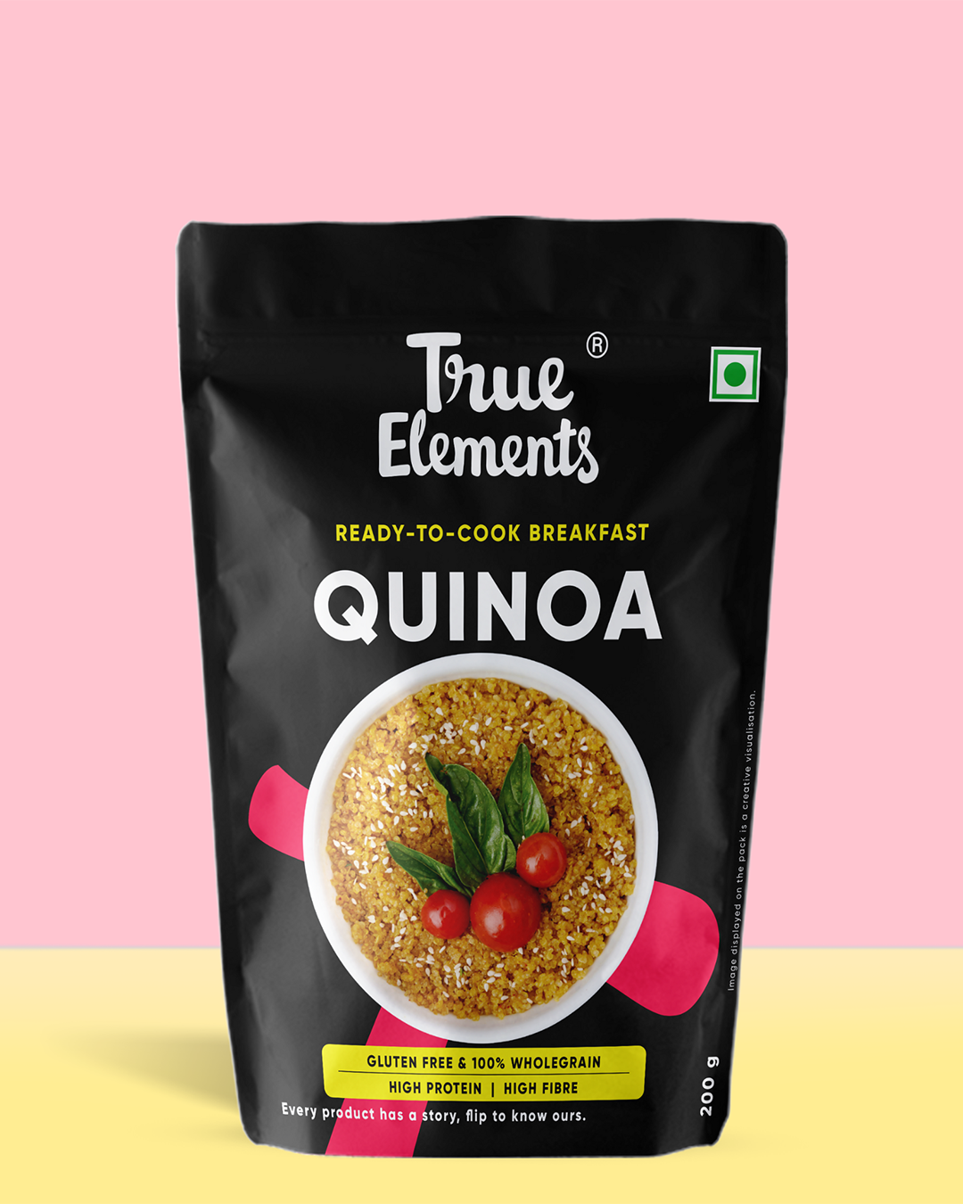 True elements Quinoa 200g Pouch (Premium Whole Seeds)