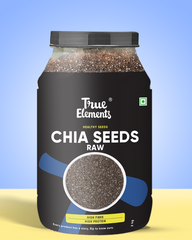 True elements raw chia seeds 2kg container (Premium Whole Seeds)