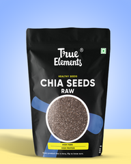 True elements raw chia seeds 500g pouch (Premium Whole Seeds)