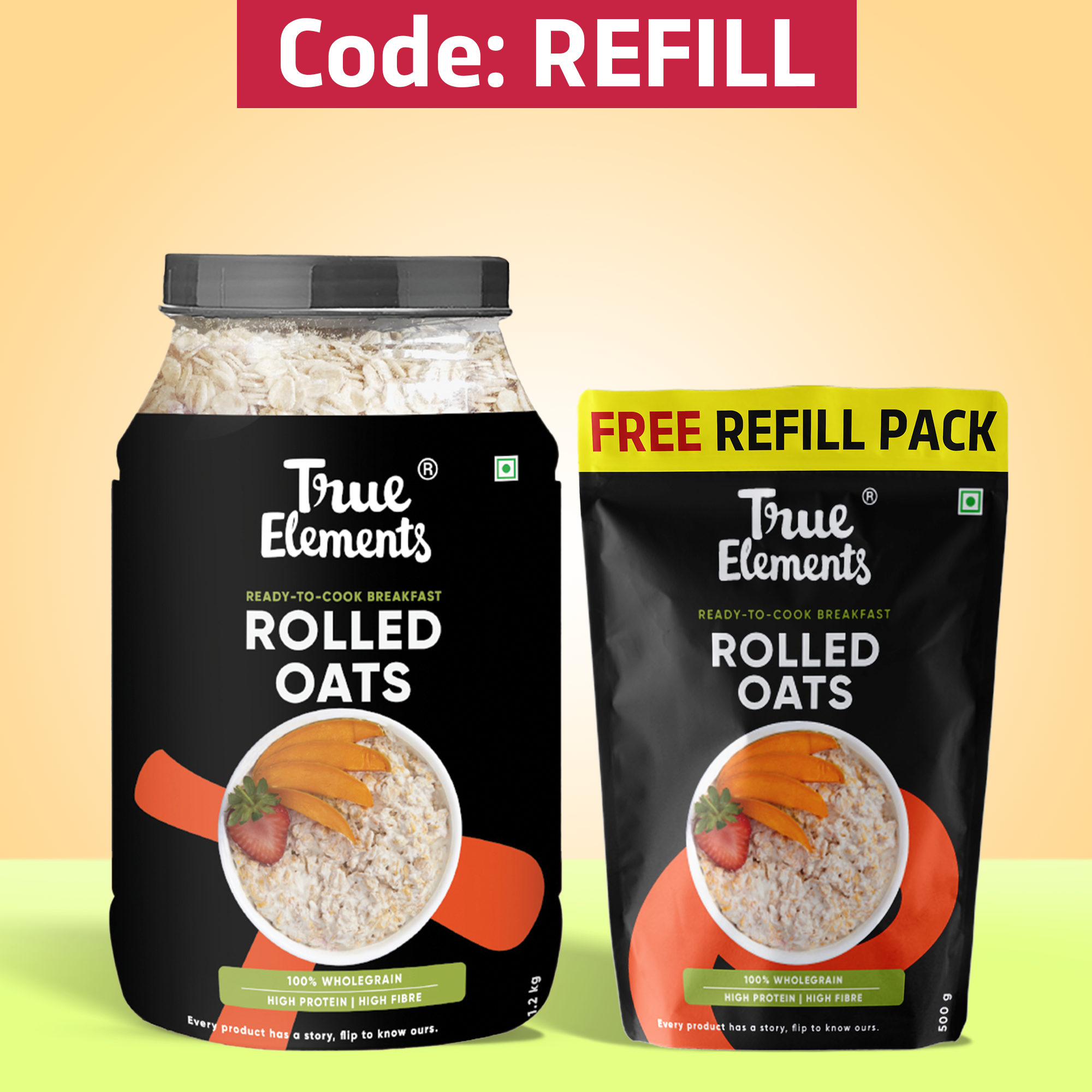 Rolled-oats-1.2kg-with-refill-pack-500g-free-on-code-REFILL