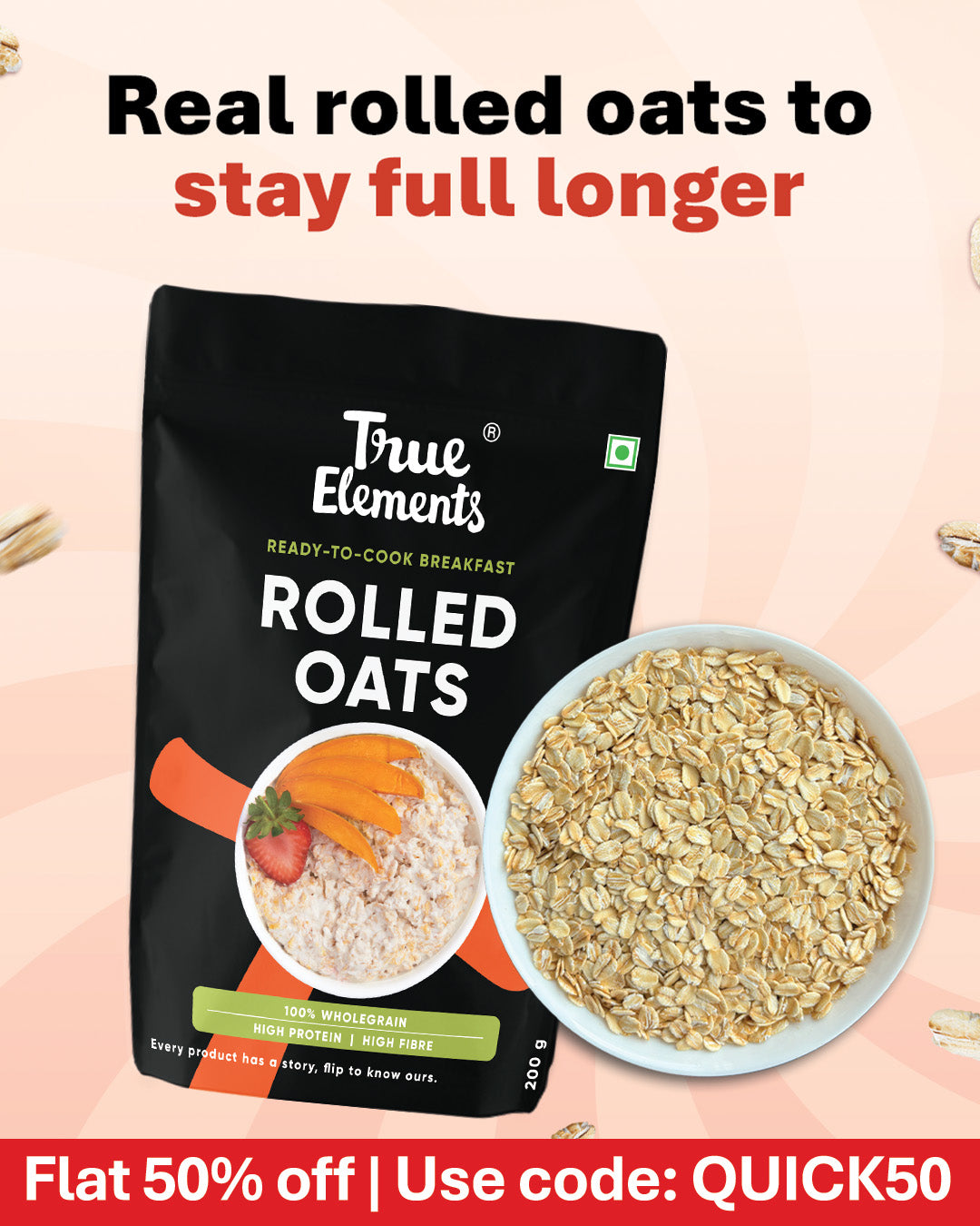 Rolled Oats 200gm