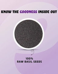 True elements raw basil seeds health benefits