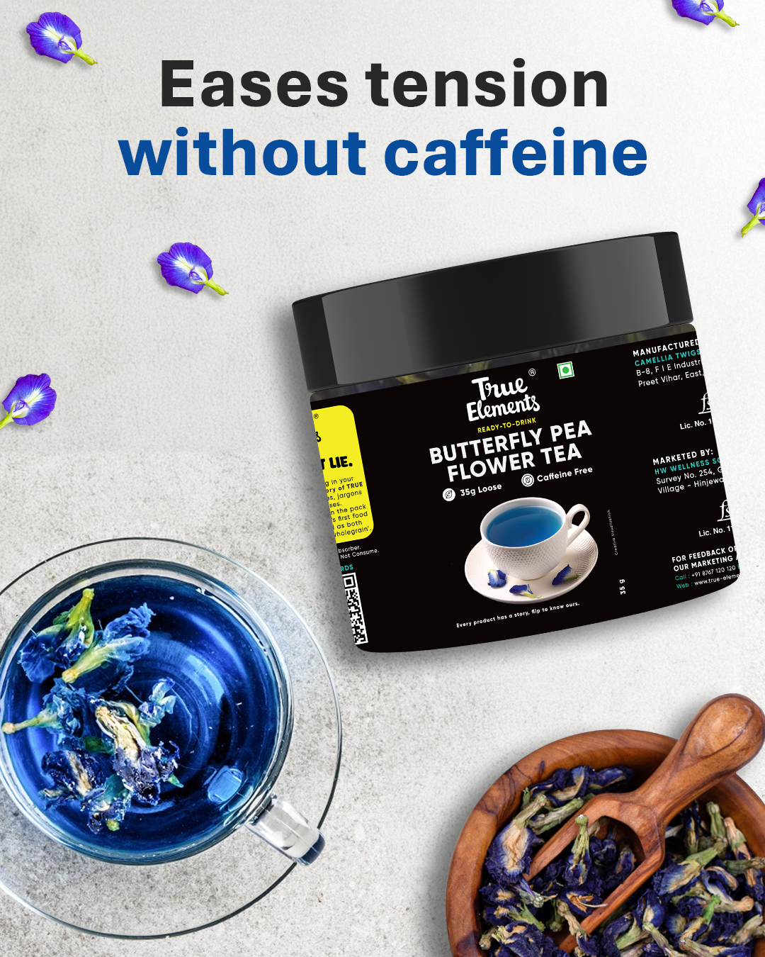 Butterfly Pea Flower Tea 35gm