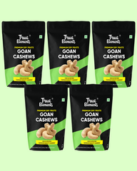 Goan Cashews Pack of 5 - 200gm each