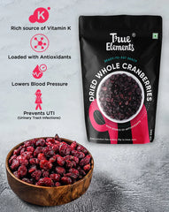 True Elements Dried Cranberries benefits
