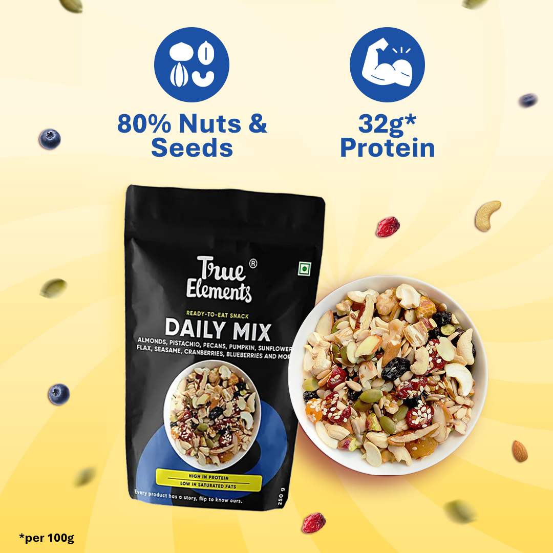 Daily Dose Trail Mix 250gm (Contains 32g Protein) - 250g