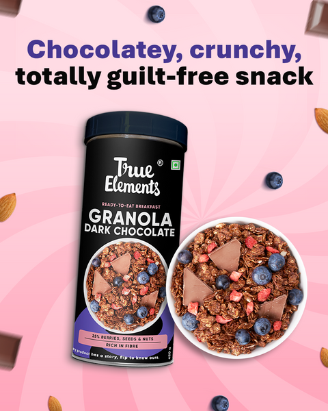 Baked Granola Almonds And Dark Chocolate 450g