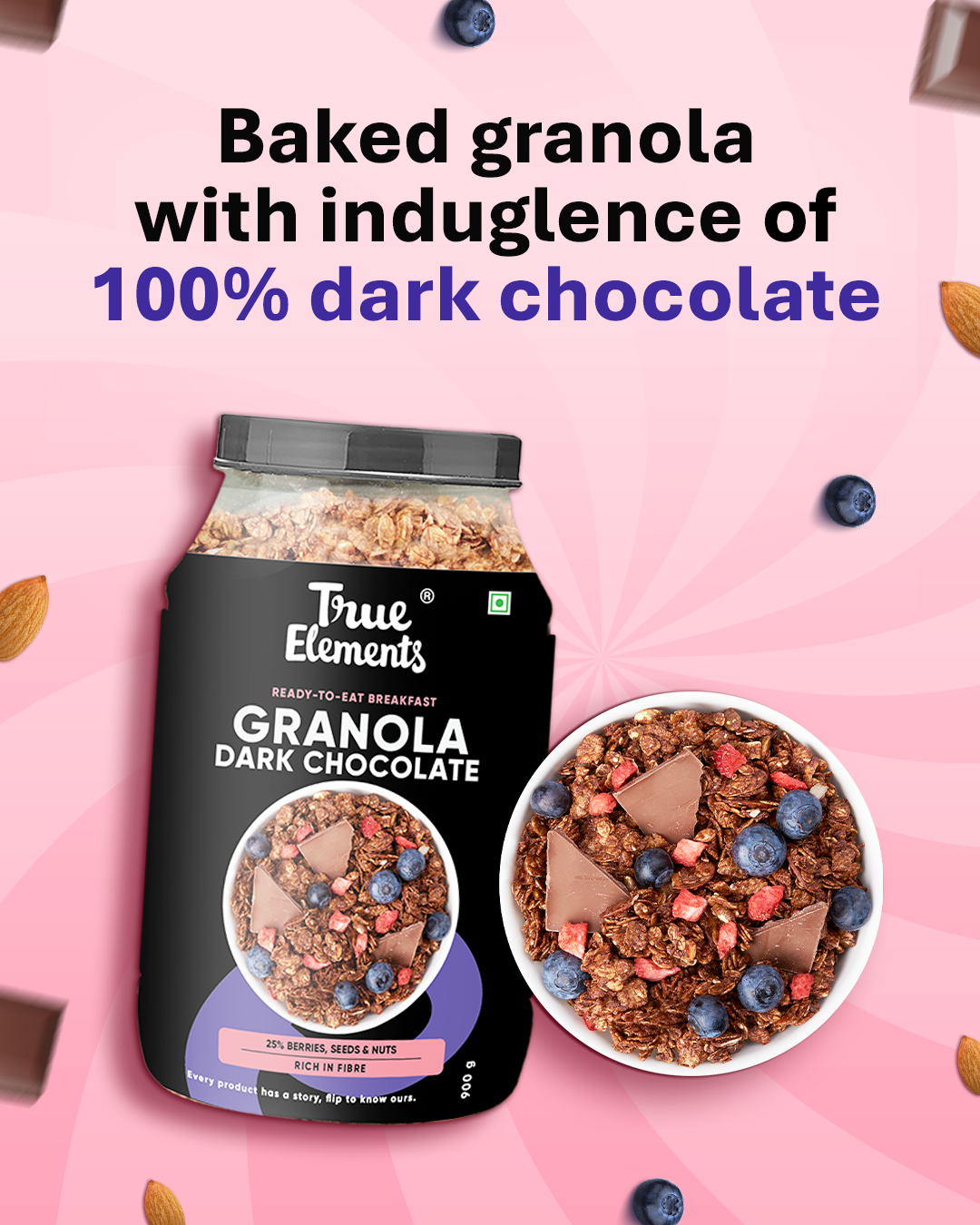 Chocolate Granola 900g - Award Winning Breakfast