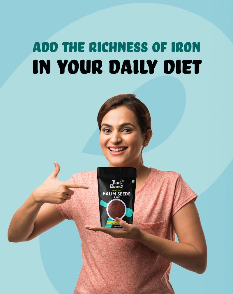 Richness of iron with true elements raw flax seeds