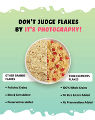 True Elements Jowar Flakes is 100% whole grains with no rice and corn added. 