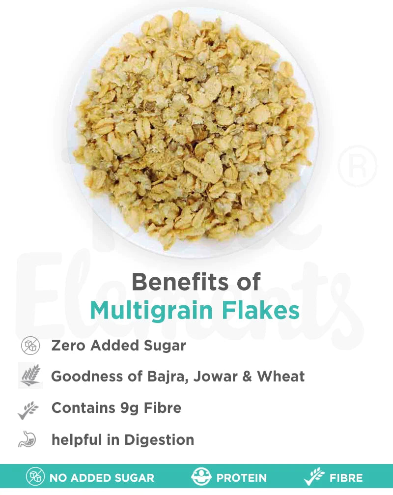 True Elements Multigrain Flakes benefits.