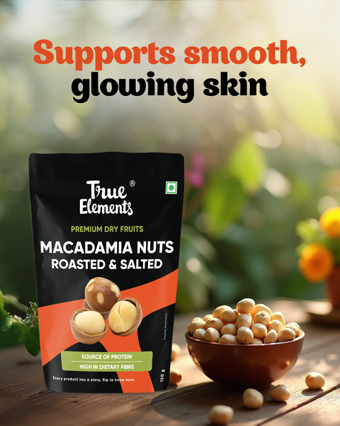 Macadamia Nuts Roasted And Salted 120gm