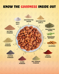 Baked Almonds-Masala 250gm (Contains 22.6g Protein)