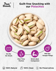 True Elements Californian Pistachio Premium Dry fruits is 100% clean, natural and have no preservatives.