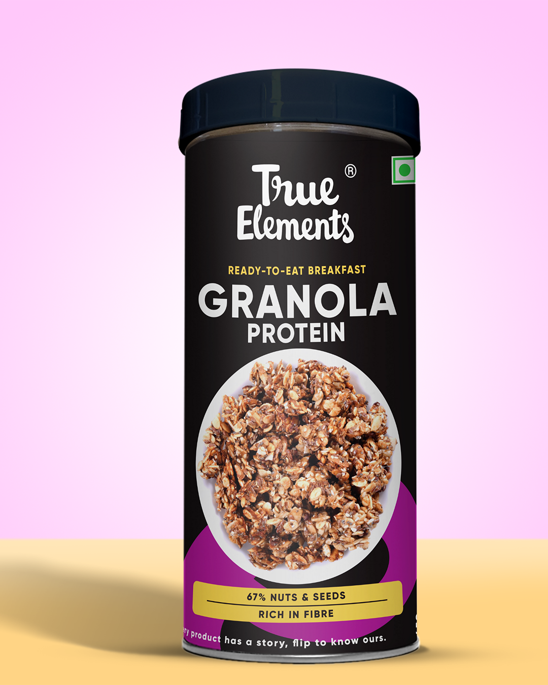 True Elements Protein Granola 450gm ready to eat breakfast