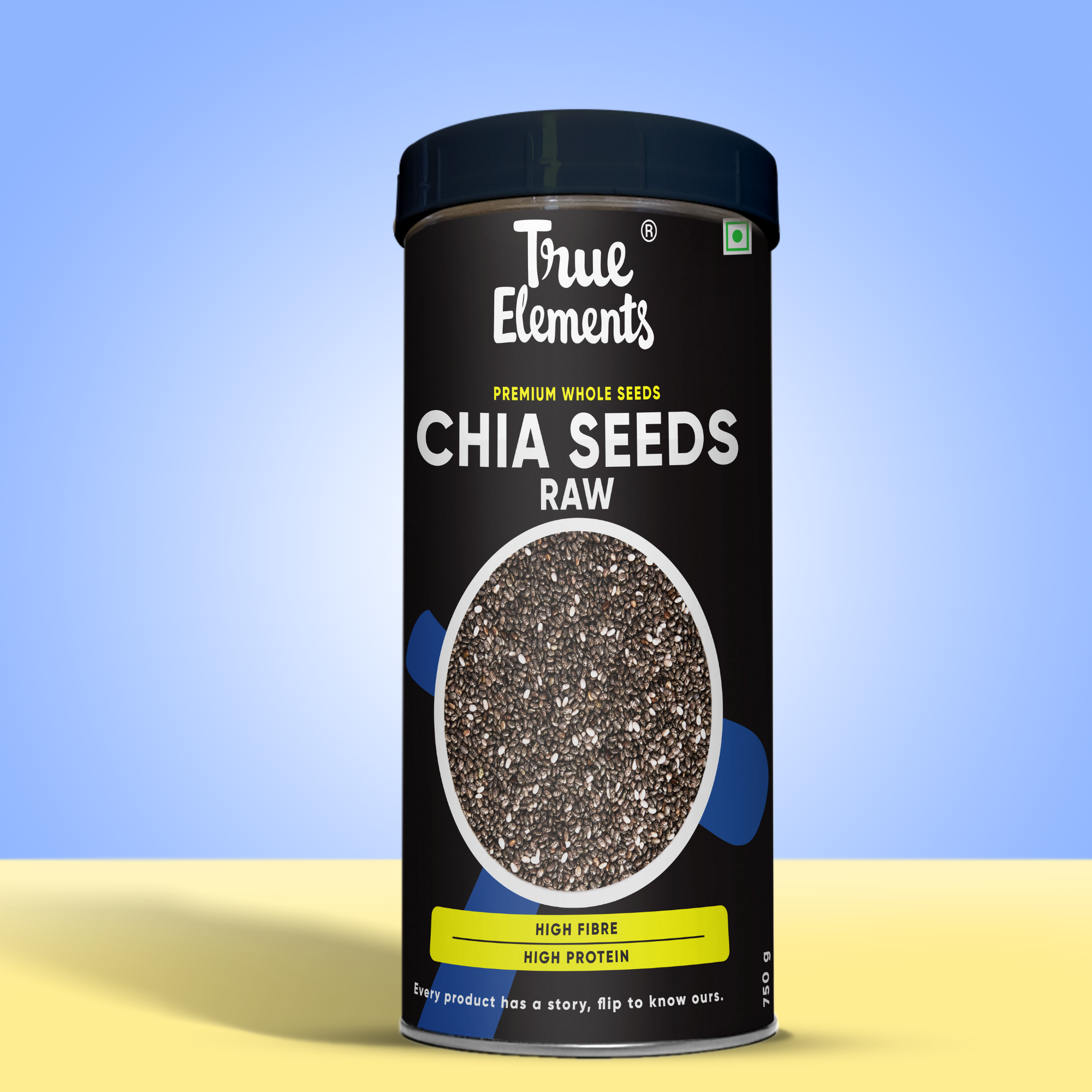 True elements raw chia seeds 720g (Premium Whole Seeds)