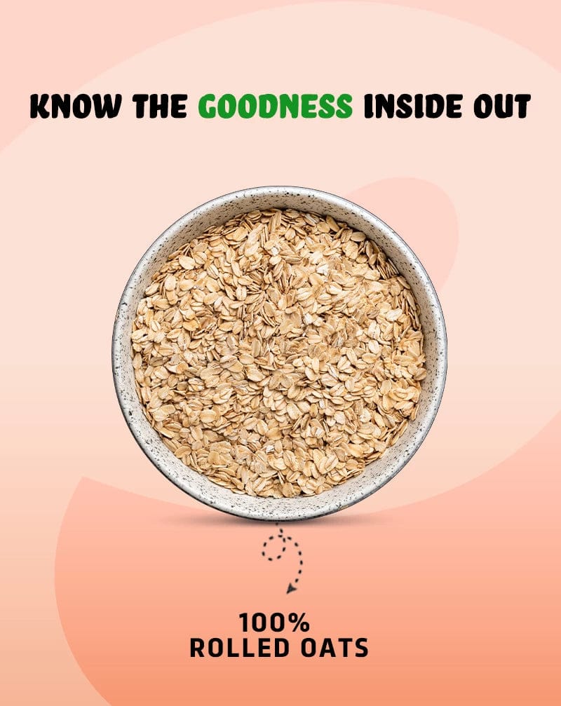 Goodness of true elements rolled oats.