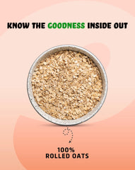 100% Rolled Oats.