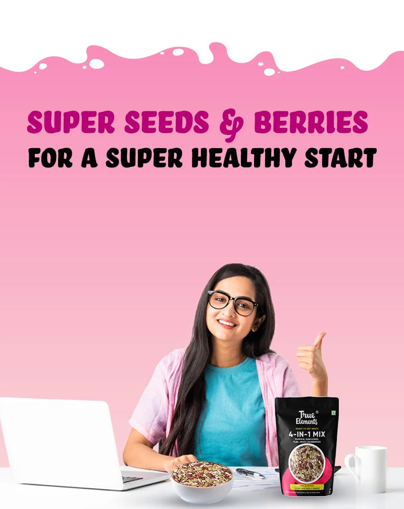 seeds and berries are super healthy for heart