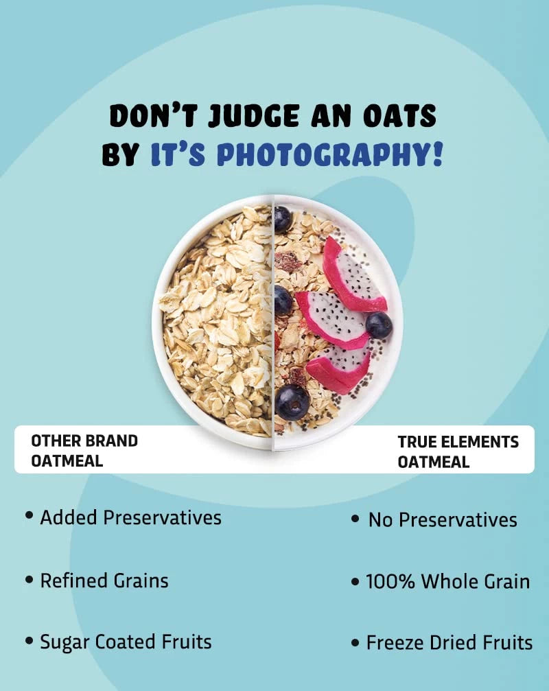 True elements whole oatmeal trueness