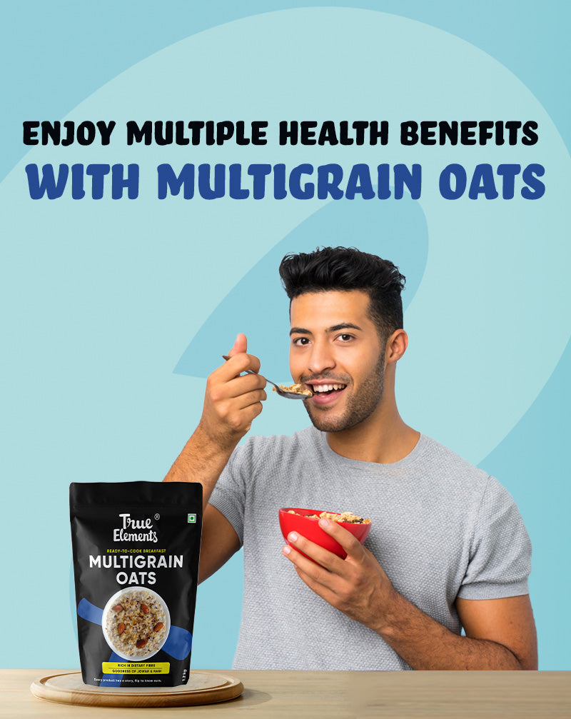 True elements multigrain oats comes with multiple health benefits