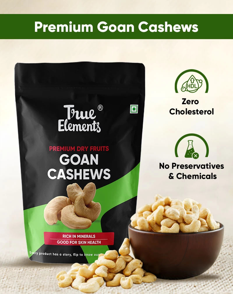 True Elements Premium Goan Cashews Dry Fruits