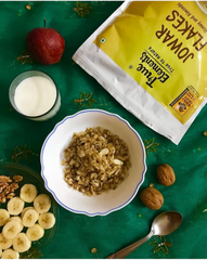 True Elements Jowar Flakes with Honey and Almonds